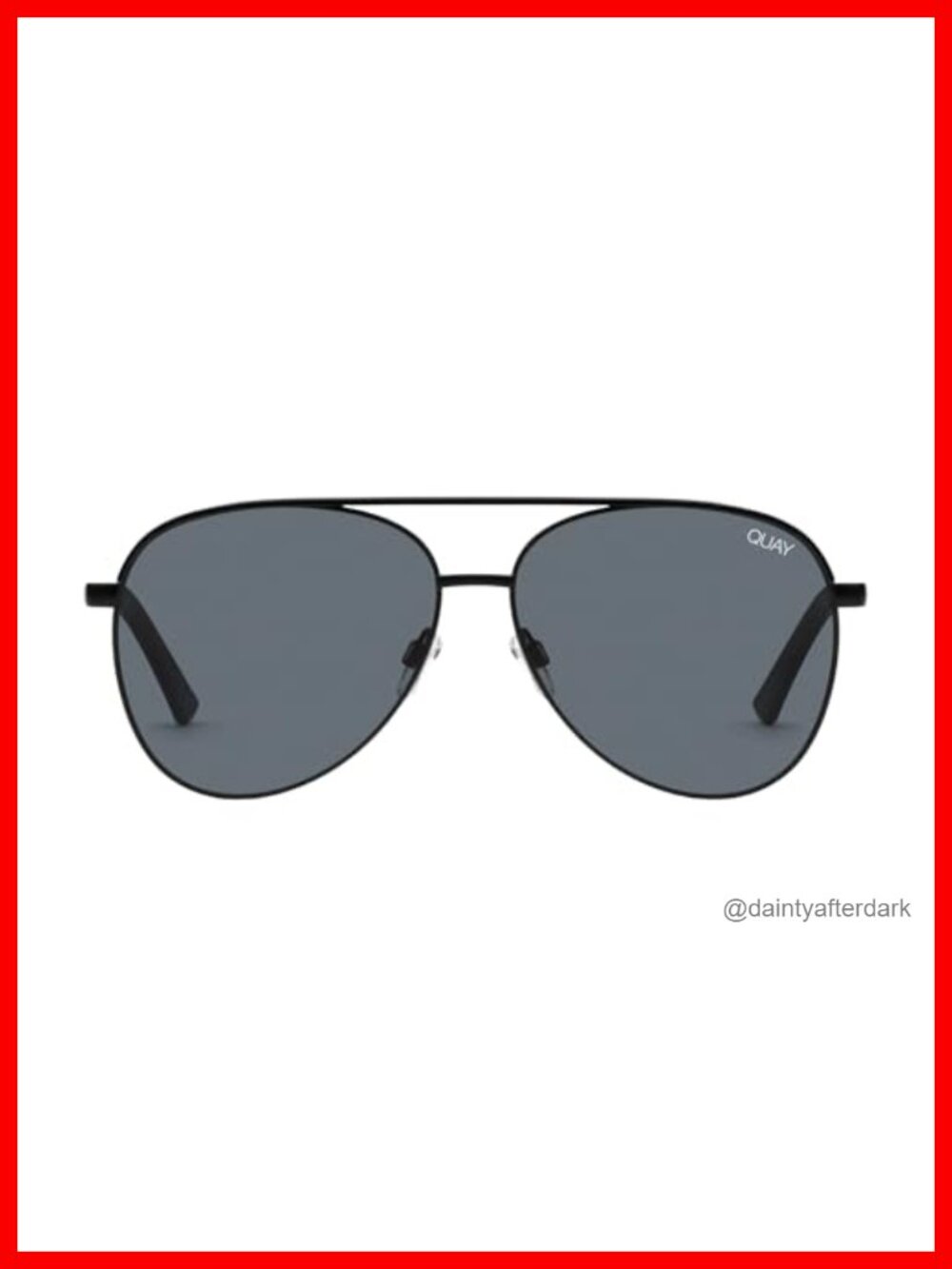 Oversized Aviator Sunglasses Metal Frame Double Bridge UV Protection